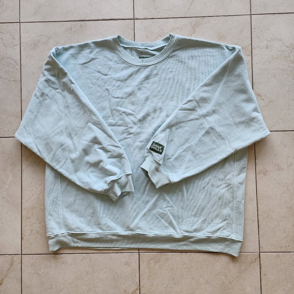 Daily Drills Oversized Sweatshirt, Surf, XS/S, new (1215-7)